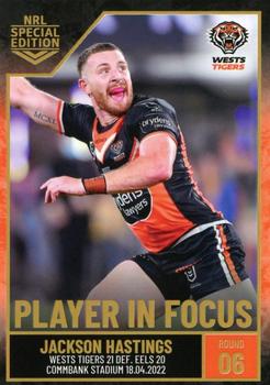 2022 NRL Player In Focus #IF06 Jackson Hastings Front